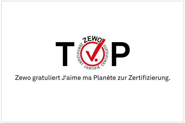 J'aime ma Planète erhält Zewo-Zertifizierung!